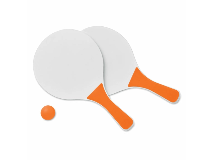Zestaw do tenisa na plaży Mini match, pomarańczowy