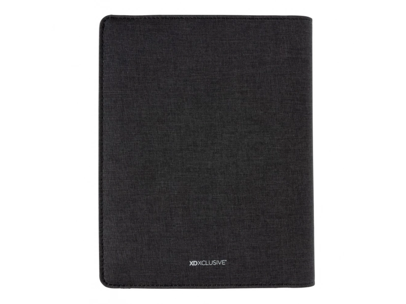 Teczka A5 z power bankiem bezprzewodowym 5000 mAh, ładowarka bezprzewodowa 5W