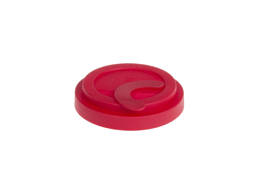 Kubek ceramiczny z pokrywką silikonową 270 ml