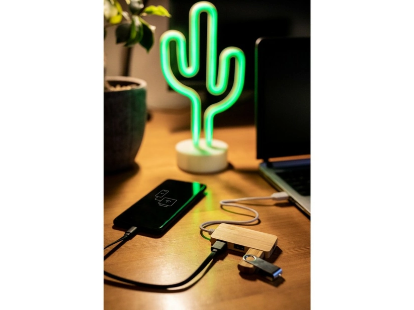 Bambusowy USB HUB i USB typu C B'RIGHT | Kenzie