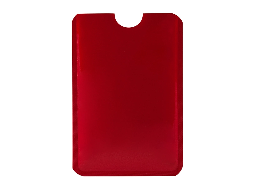 Etui blokujące sygnał RFID do płatności zbliżeniowych, czerwony 