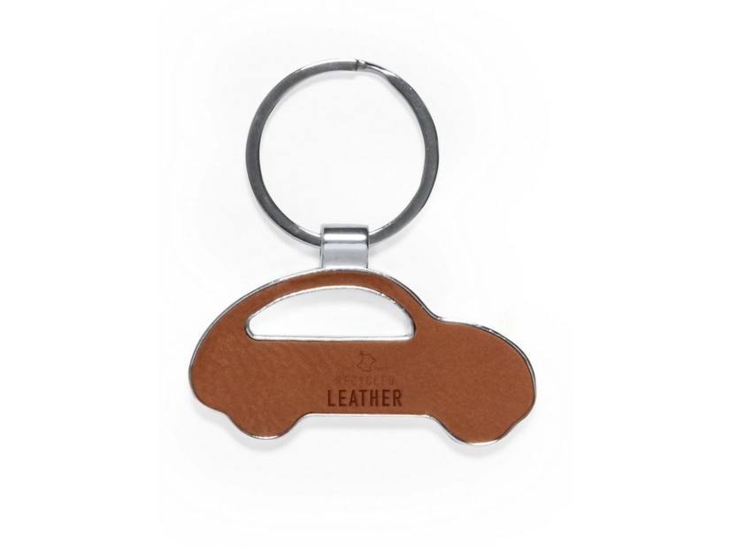 Brelok do kluczy ze skóry z recyklingu