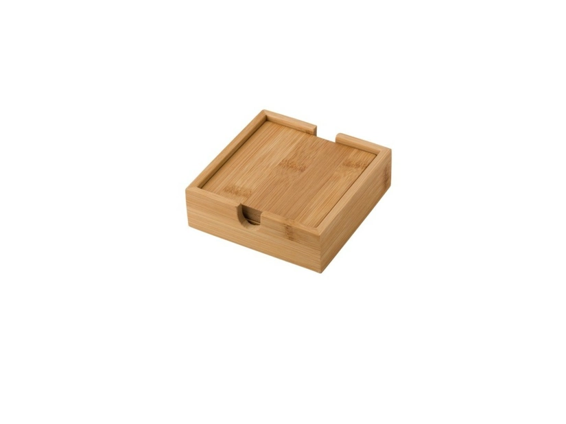 Zestaw bambusowych podkładek pod kubek, 4 szt.