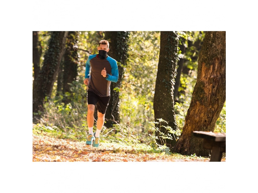 Osłona na twarz z  logotypem, komin z nadrukiem