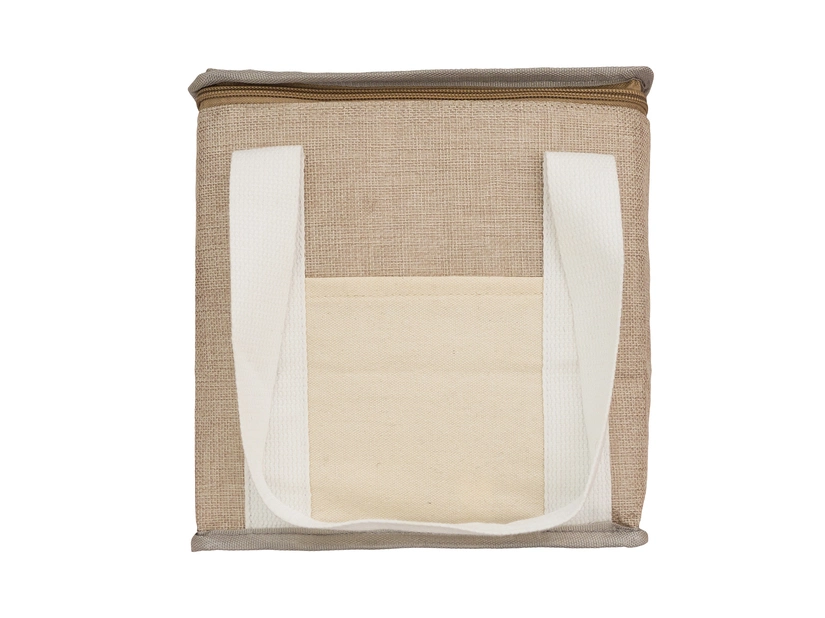 Torba izotermiczna na lunch z juty Loni, beżowy