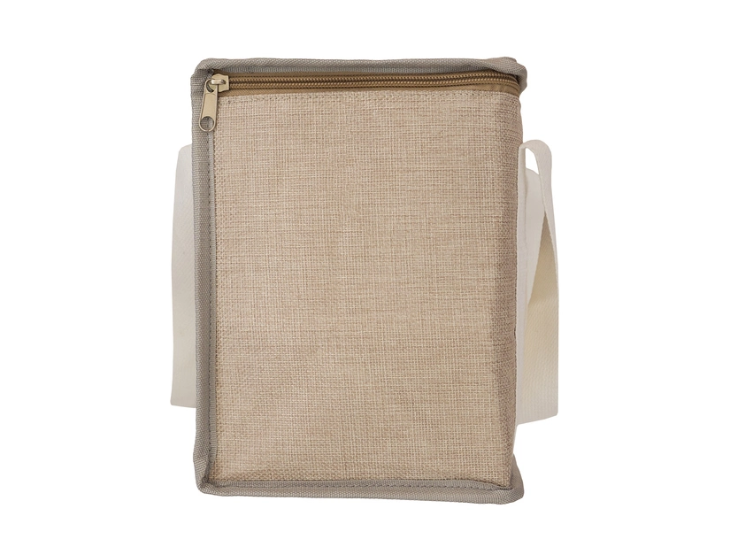 Torba izotermiczna na lunch z juty Loni, beżowy