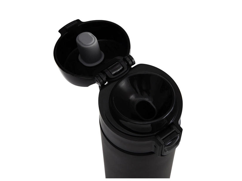 Czarny kubek termiczny Oslo 500 ml, czarny 