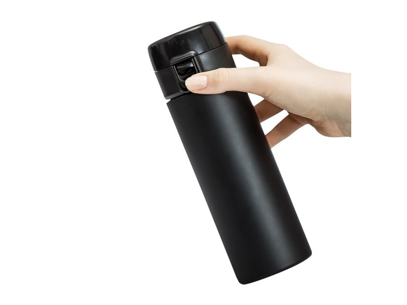 Czarny kubek termiczny Oslo 500 ml, czarny 