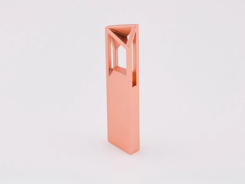 Reklamowy pendrive slim - złoty