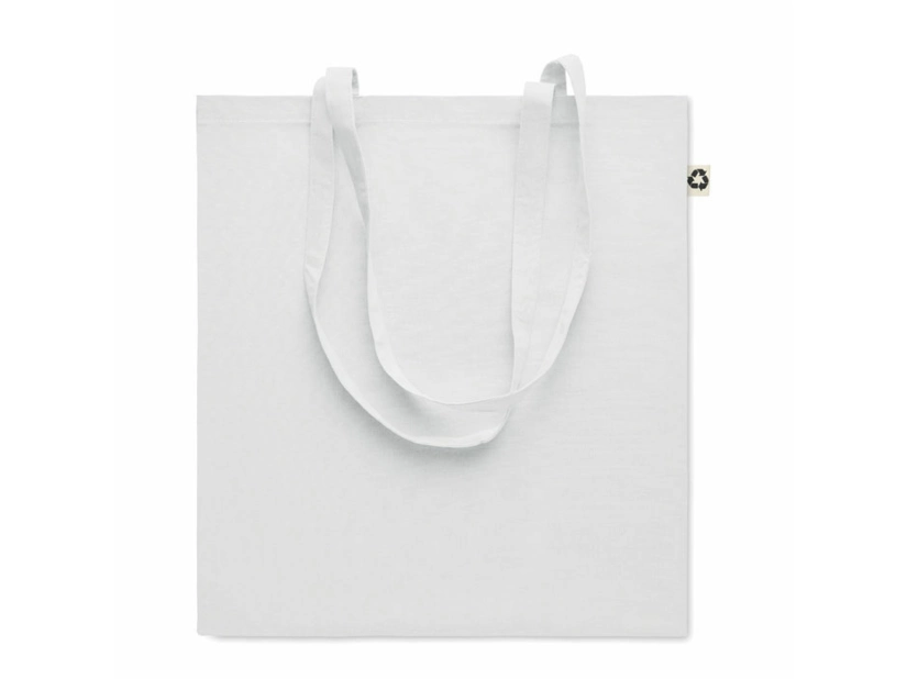 Torba z bawełny z recyklingu, biała