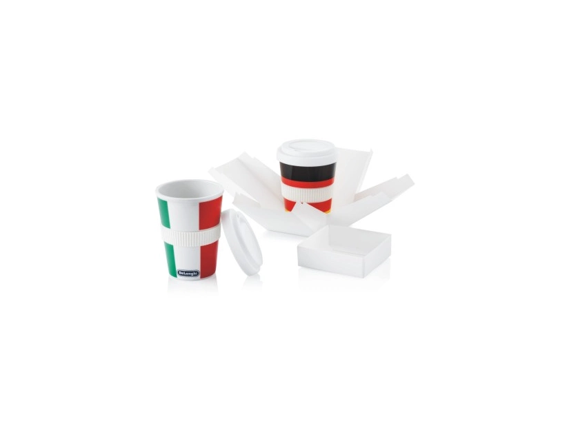 Modny kubek Coffee 2 Go Classic 350 ml, biały