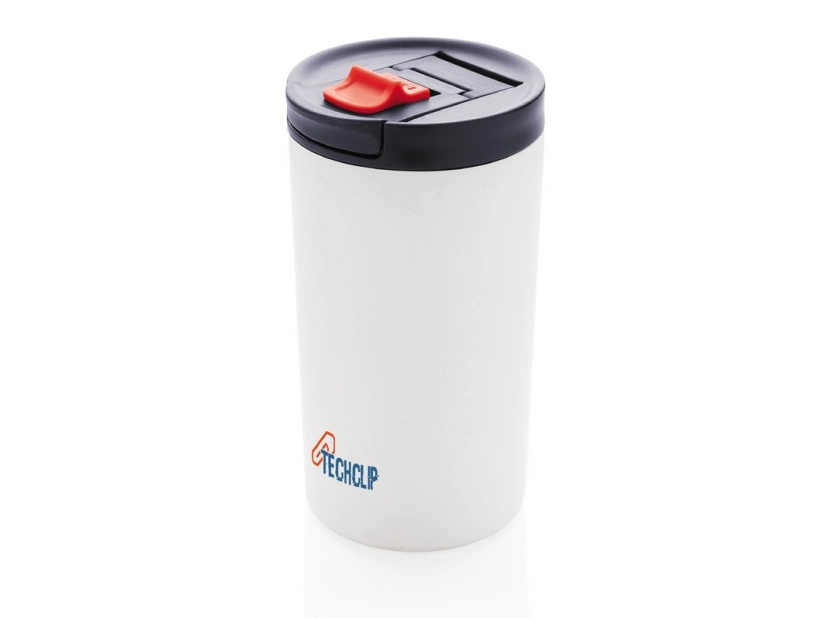 Kubek termiczny 450 ml, w białym kolorze, do nadruku logo