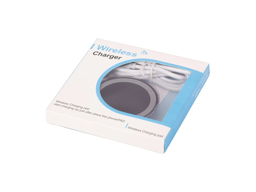 Zestaw ładowarka indukcyjna z adapterem, czarny