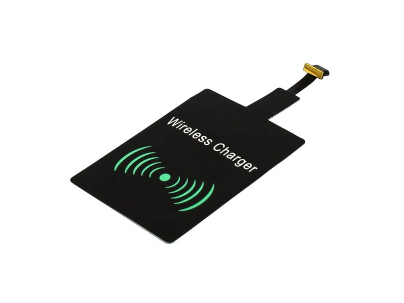 Zestaw ładowarka indukcyjna z adapterem, czarny