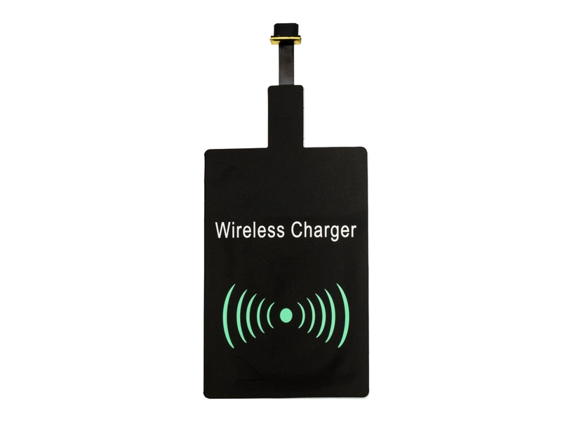 Zestaw ładowarka indukcyjna z adapterem, czarny