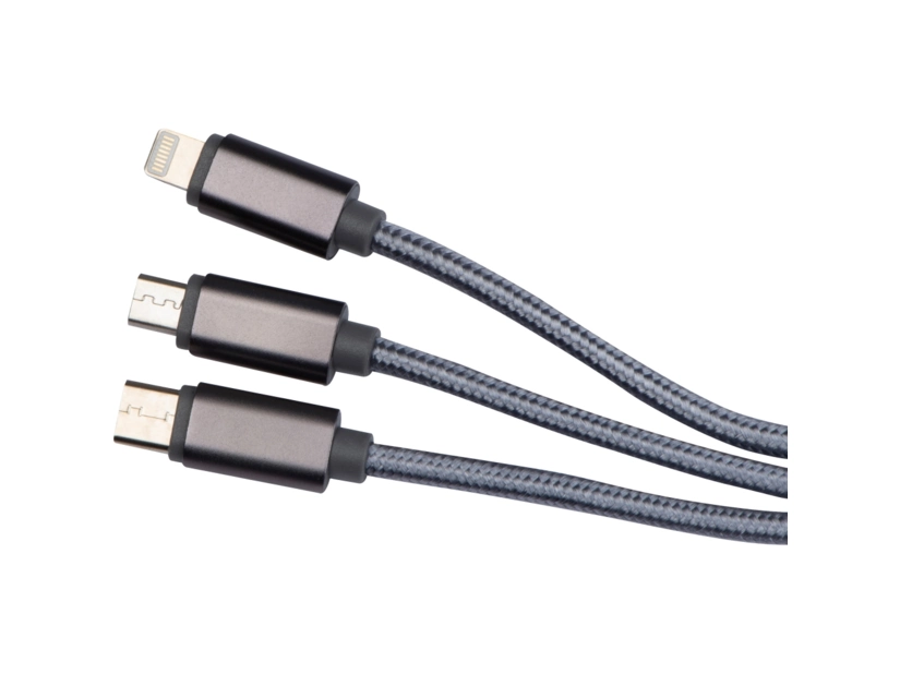 Długi kabel do ładowania 3 w 1