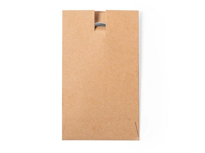 Bambusowo metalowy Brelok do kluczy domek