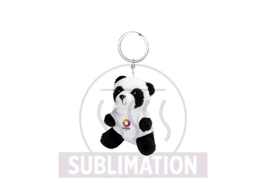 Brelok panda pluszowa pod nadruk logo