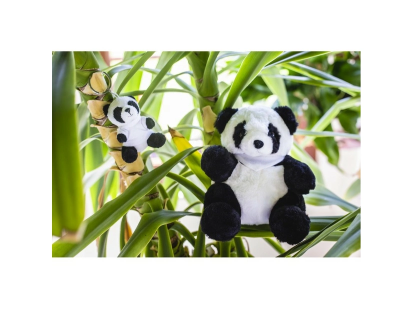 Brelok panda pluszowa pod nadruk logo