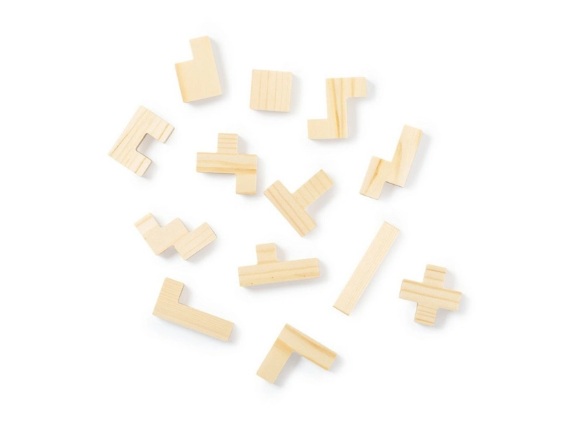 Drewniana gra zręcznościowa, 13 el.