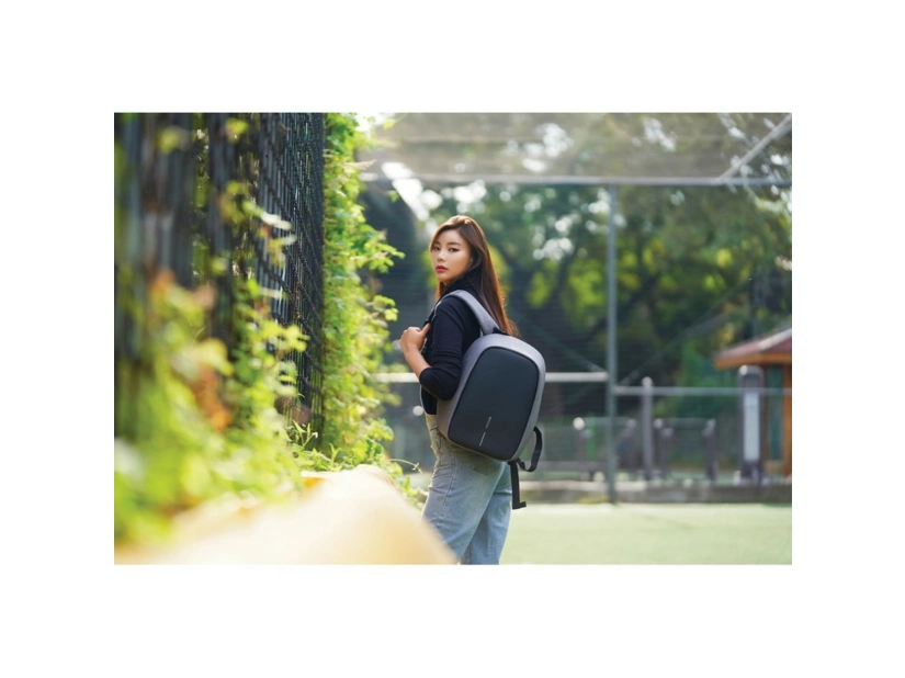 Plecak antykradzieżowy Bobby Hero Small, szary