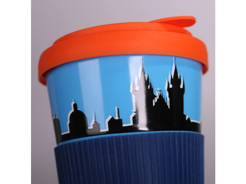 Kubkek porcelanowy z pokrywką 350ml