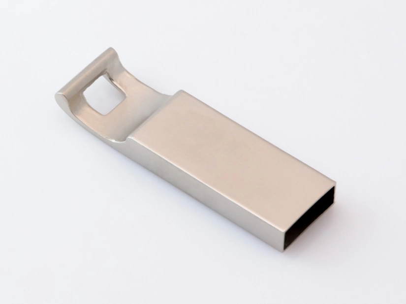 Pendrive mini 8GB srebrny otwieracz metalowy z logo