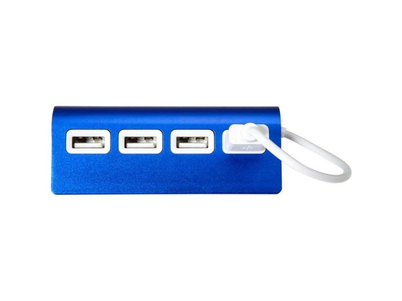 Hub USB 2.0 4 portowy, granatowy