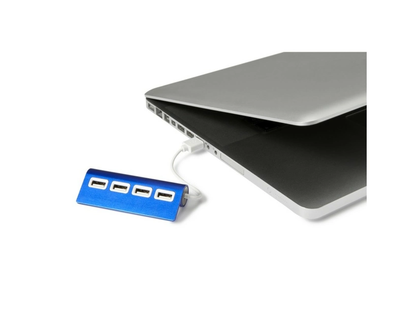 Hub USB 2.0 4 portowy, granatowy
