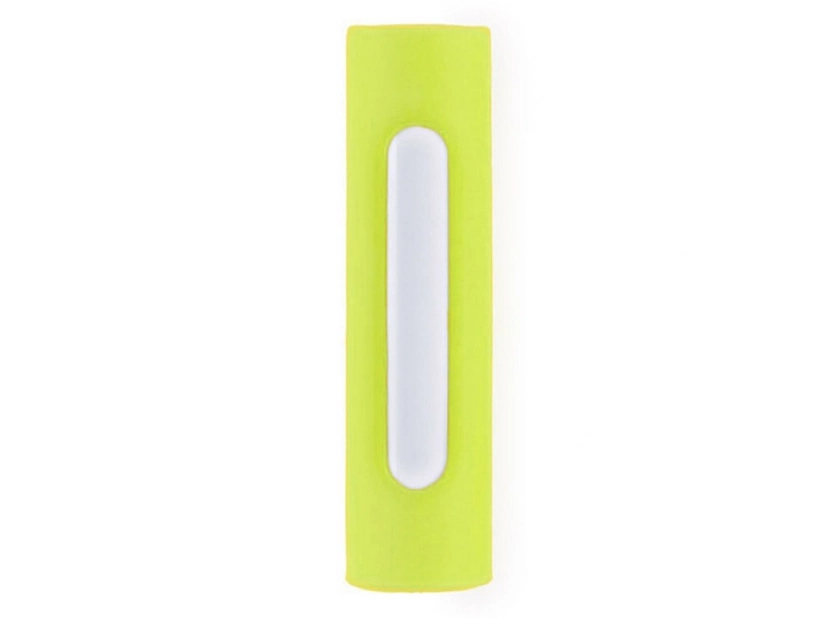 Power bank z logo jasnozielony ABS z przyssawką 2200 mAh