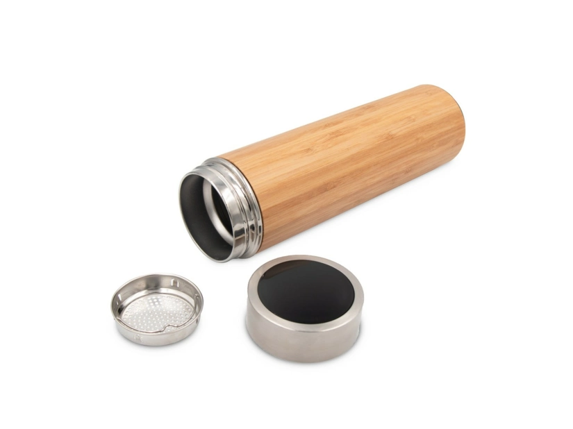 Termos Bambusowy 500 ml z Termometrem