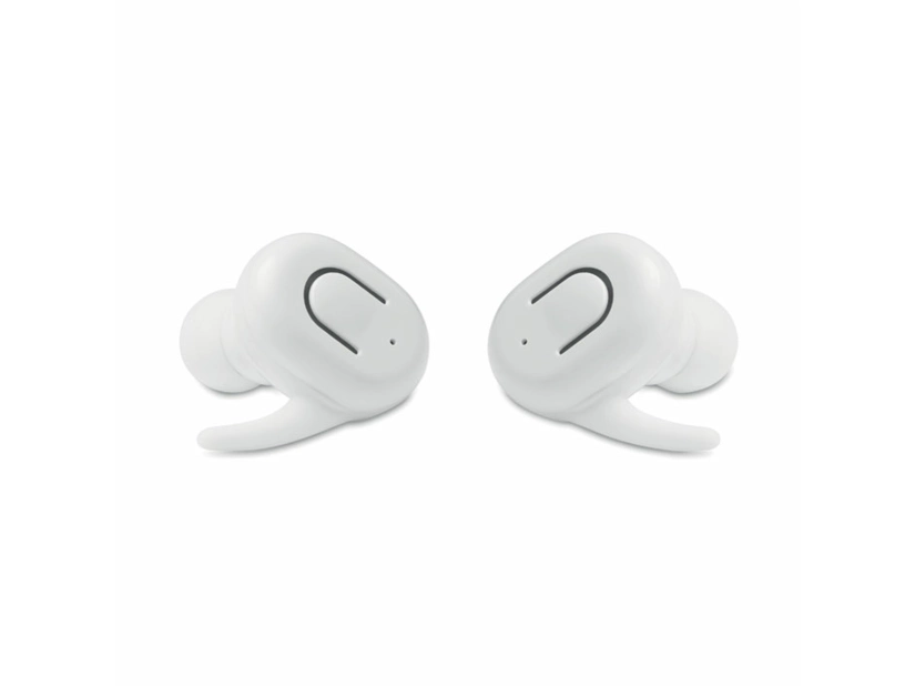 Słuchawki bezprzewodowe Twins, biale