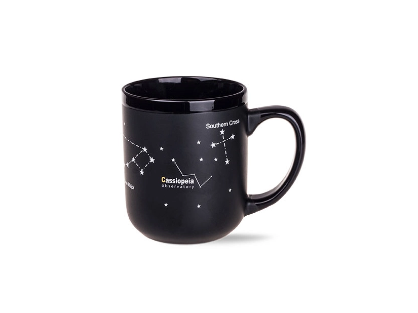 Duży porcelanowy kubek 450 ml, czarny