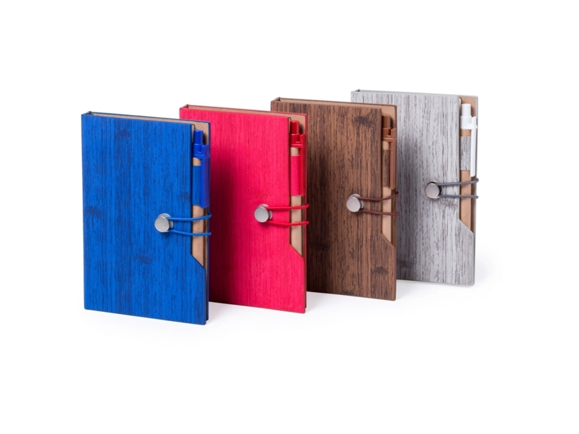 Zestaw do notatek, notes ok. A6, karteczki samoprzylepne, długopis