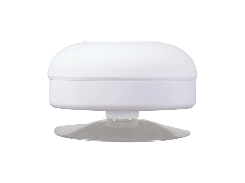 Głośnik reklamowy z przyssawką Watertight, biały 