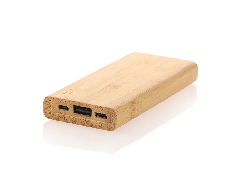 Powerbank reklamowy w ekologicznej obudowie, pojemność baterii 5000mAh 