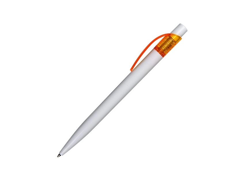 Długopis plastikowy Easy, pomarańczowy/biały 