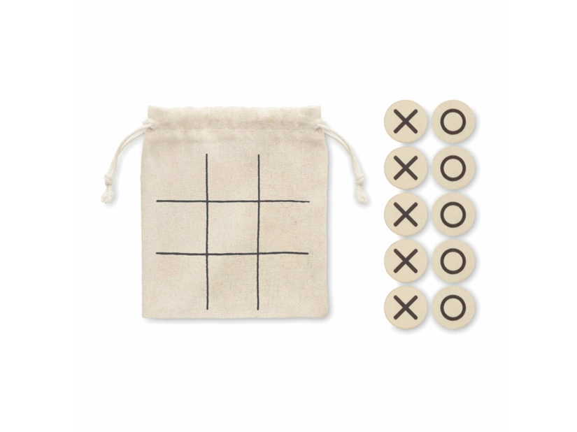 Drewniana gra kółko i krzyżyk Topos
