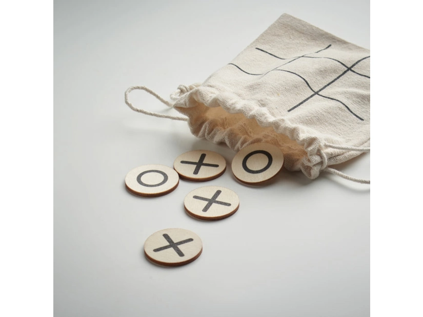 Drewniana gra kółko i krzyżyk Topos