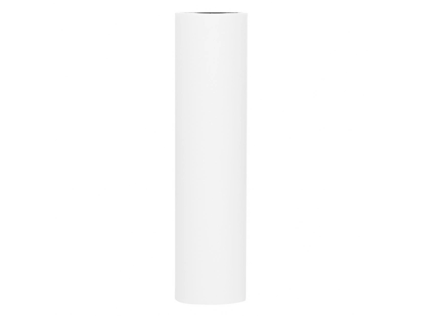 Biały Power bank reklamowy o pojemności 2200 mAh z czanym kolorowym elementem