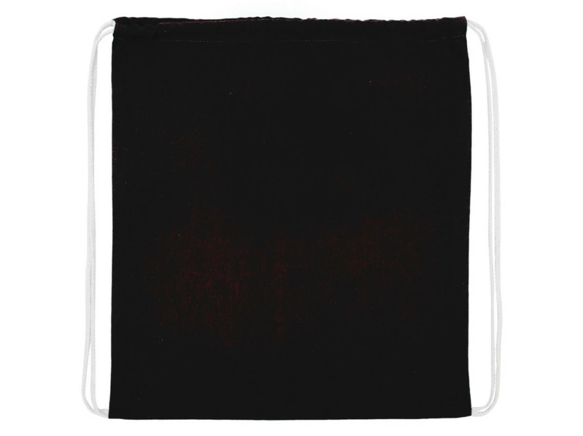 Czarny Bawełniany worek ze sznurkiem | Gerald