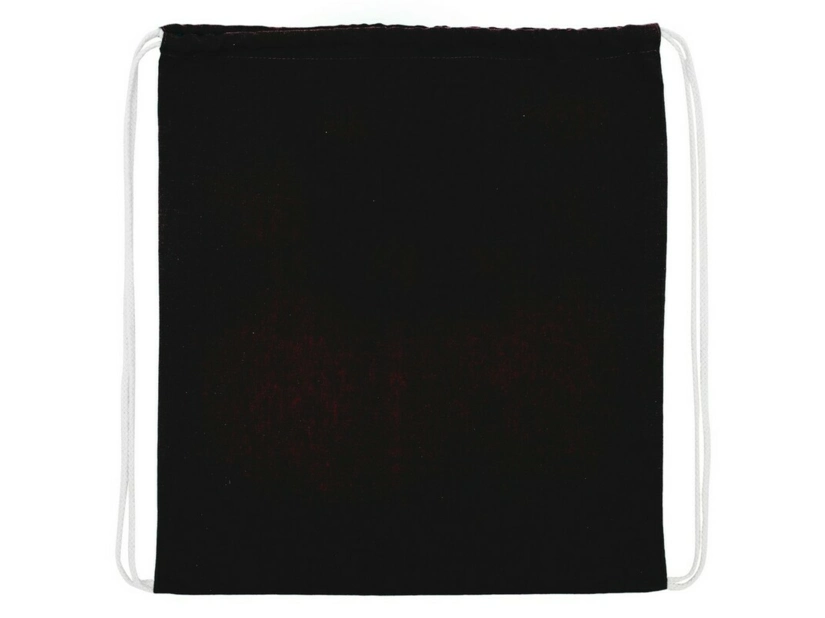 Czarny Bawełniany worek ze sznurkiem | Gerald