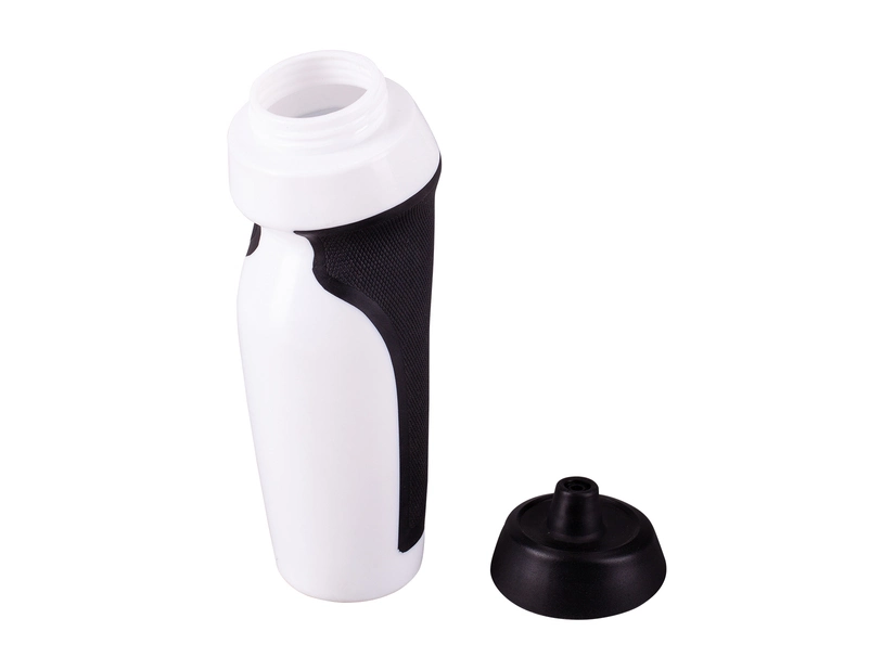 Bidon sportowy z nadrukiem, Grippy 600 ml, biały 
