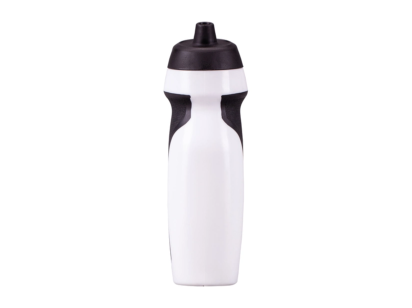 Bidon sportowy z nadrukiem, Grippy 600 ml, biały 
