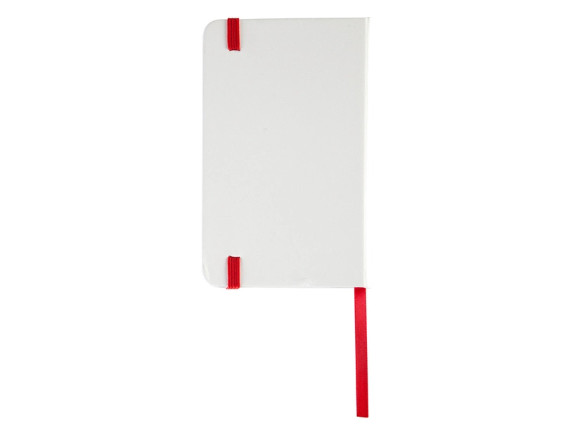 Notatnik Badalona 90x140/80k linia, czerwony/biały 