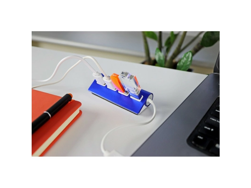 Rozgałęźnik USB 2.0 Fletcher, czerwony