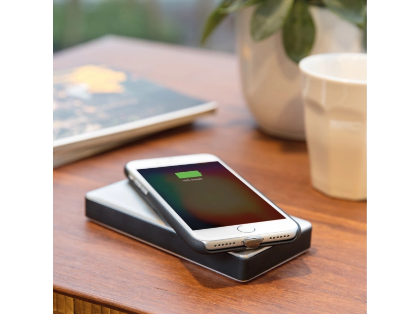 Bezprzewodowy power bank 10000mAh, z ładowaniem bezprzewodowym 10W