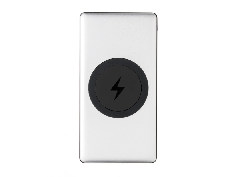 Bezprzewodowy power bank 10000mAh, z ładowaniem bezprzewodowym 10W