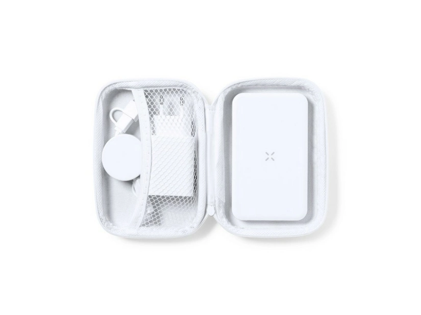Zestaw podróżny do ładowania, bezprzewodowy power bank 4000 mAh