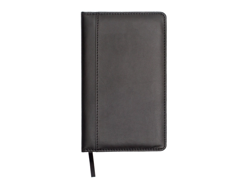 Notatnik z nadrukiem 130x210/80k kratka Forli, czarny 